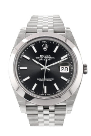 Rolex Datejust 41 Black Black Dial