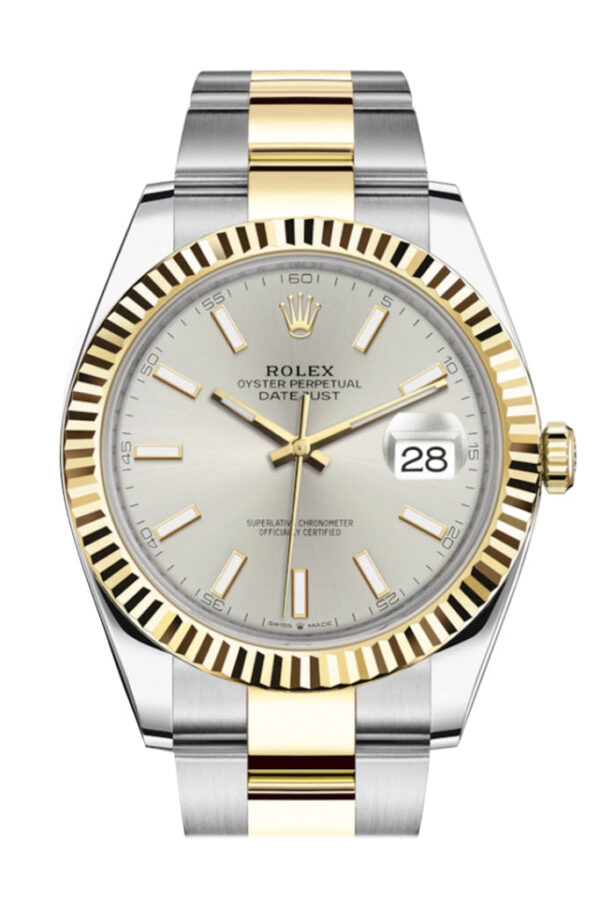 Rolex Datejust 41 Silver Silver Dial