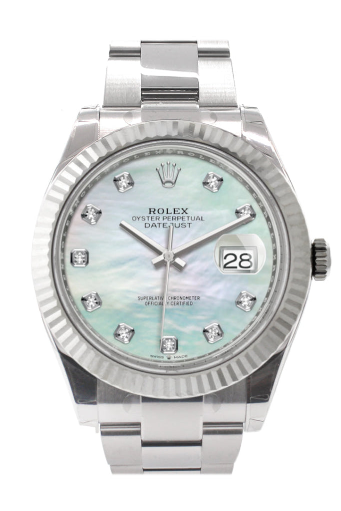 Rolex Datejust 41 White White Dial