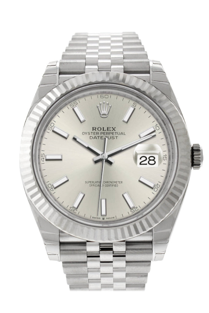 Rolex Datejust 41 Silver Silver Dial