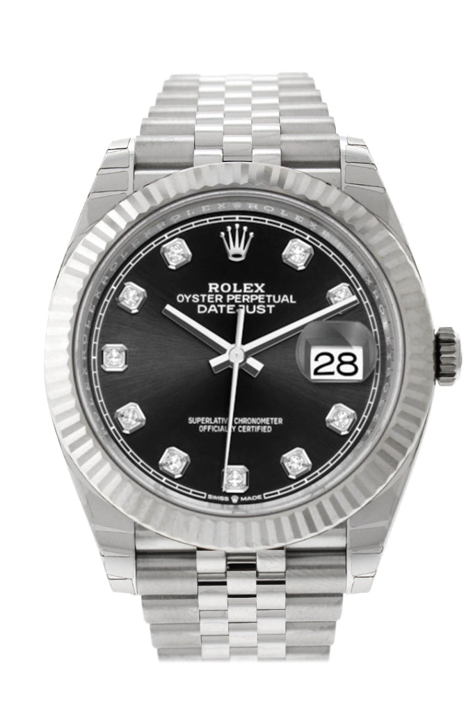 Rolex Datejust 41 Black Black Dial