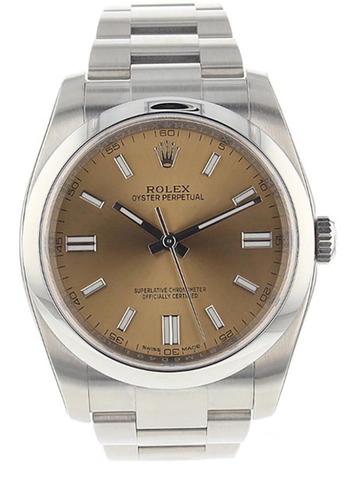 Rolex Date 36 Smooth White Dial