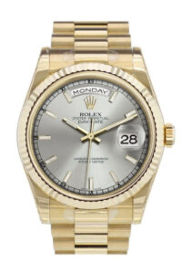 Rolex Day-Date 36 Silver Silver Dial