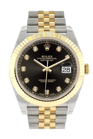 Rolex Datejust 41 Black Black Dial