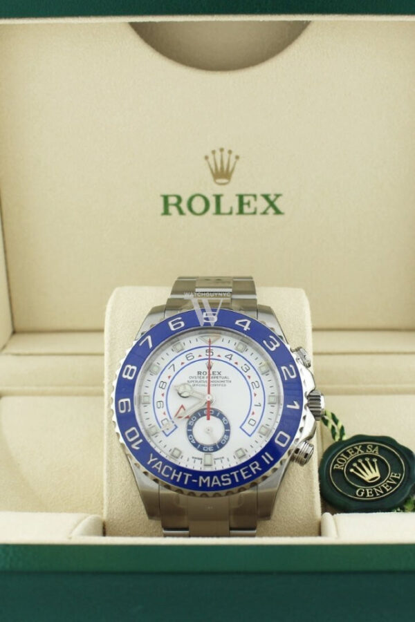 Rolex Yacht-Master II 44 White Dial - Image 18