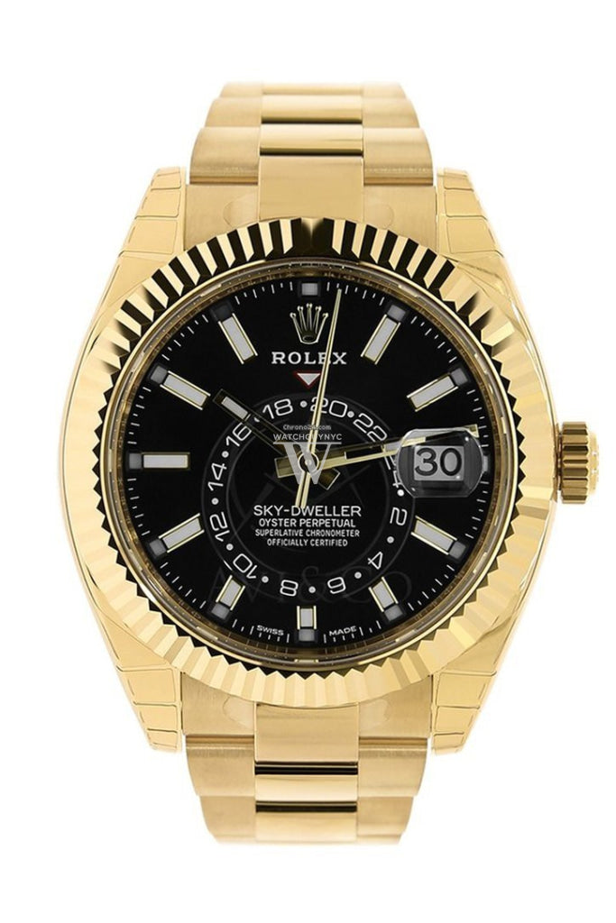 Rolex Sky Dweller Black Black Dial - Image 2