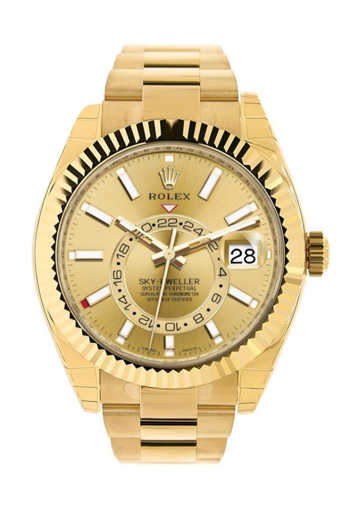 Rolex Sky Dweller Champagne Champagne Dial