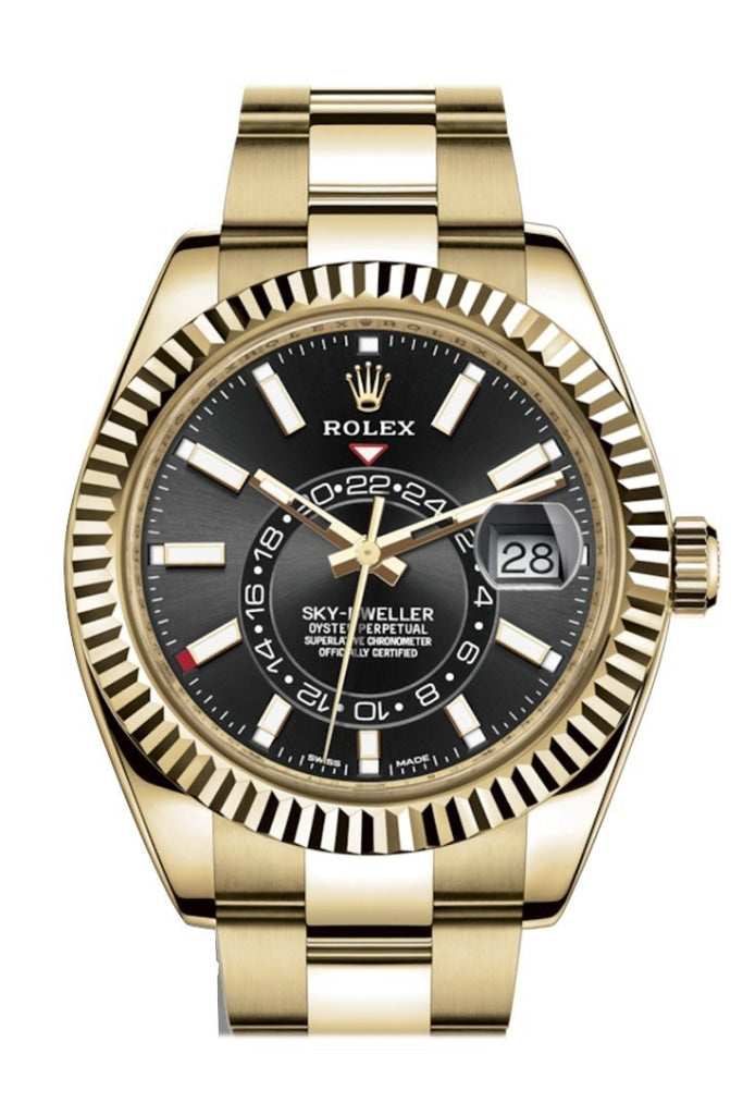 Rolex Sky Dweller Black Black Dial