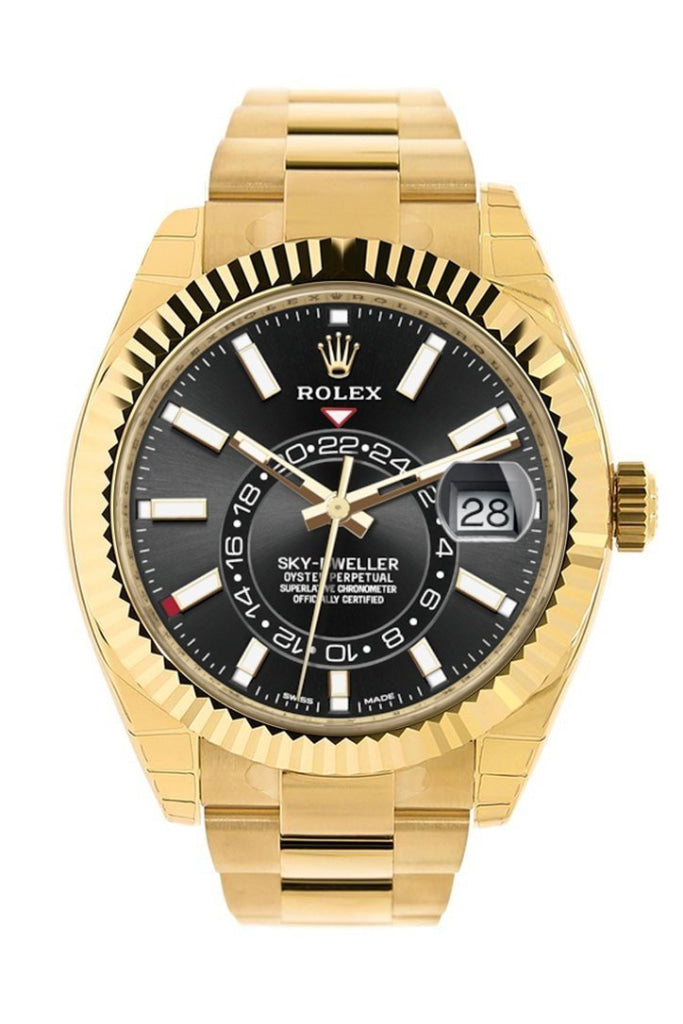 Rolex Sky Dweller Black Black Dial