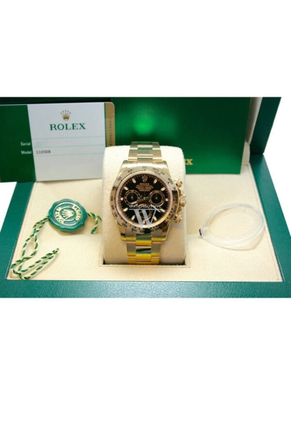 Rolex Cosmograph Daytona Black Black Dial - Image 6