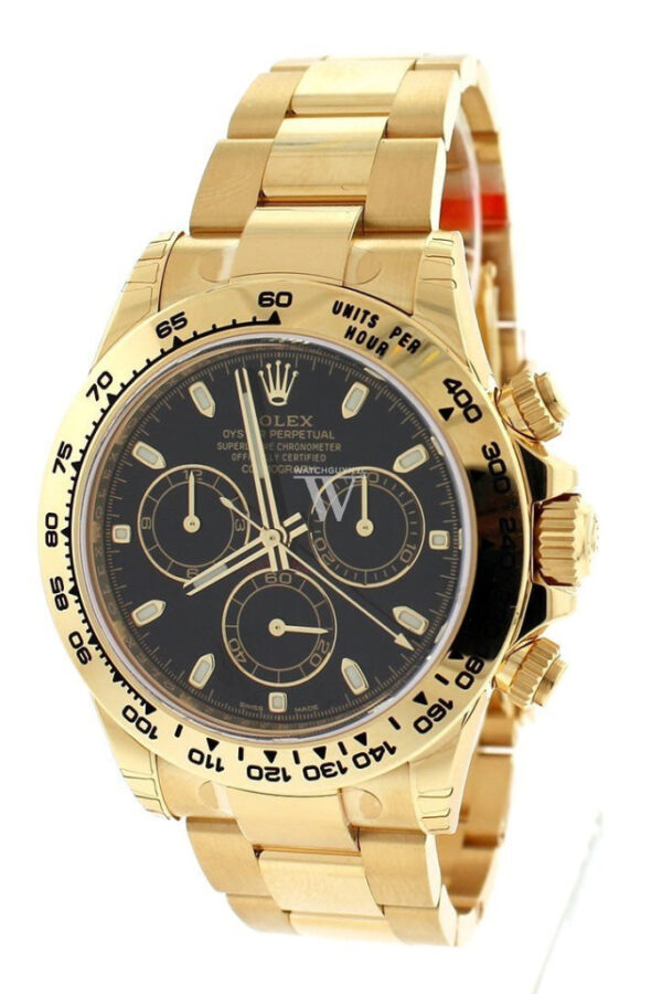 Rolex Cosmograph Daytona Black Black Dial - Image 2