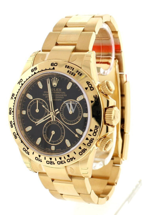 Rolex Cosmograph Daytona Black Black Dial - Image 3