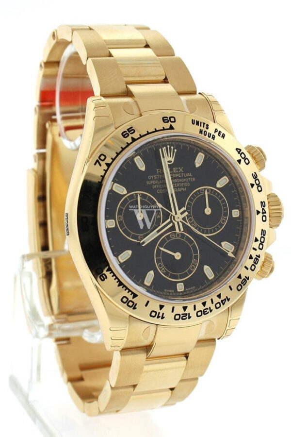 Rolex Cosmograph Daytona Black Black Dial - Image 4