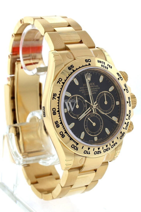 Rolex Cosmograph Daytona Black Black Dial - Image 5
