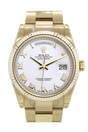 Rolex Day-Date 36 White White Dial