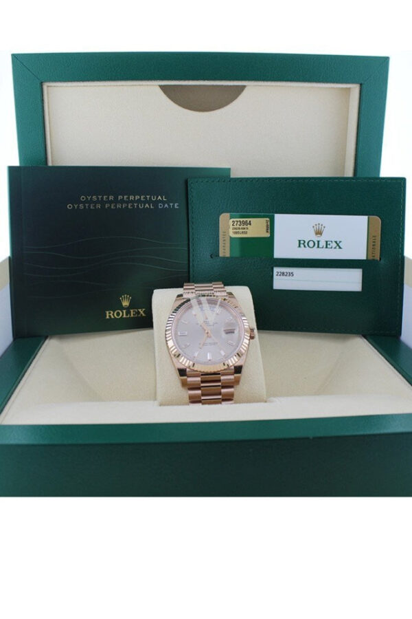 Rolex Day-Date 40 Sundust Gold Dial - Image 4