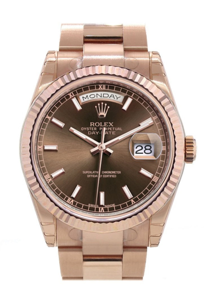 Rolex Day-Date 36 Chocolate Gold Dial