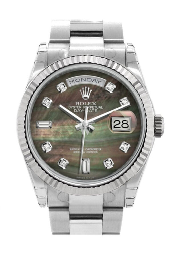 Rolex Day-Date 36 Black Black Dial - Image 2