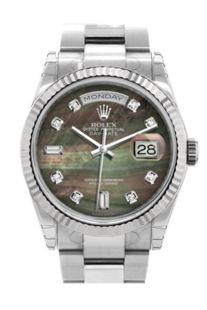 Rolex Day-Date 36 Black Black Dial