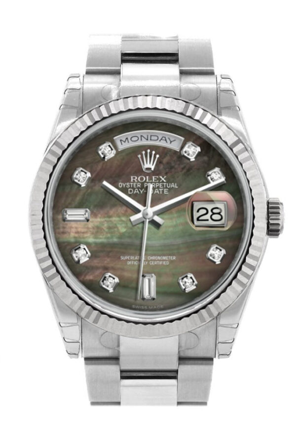 Rolex Day-Date 36 Black Black Dial