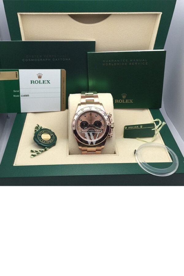 Rolex Cosmograph Daytona 40 Pink Dial - Image 7