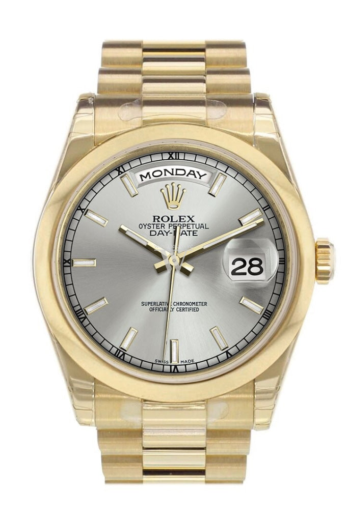 Rolex Day-Date 36 Silver Silver Dial - Image 2