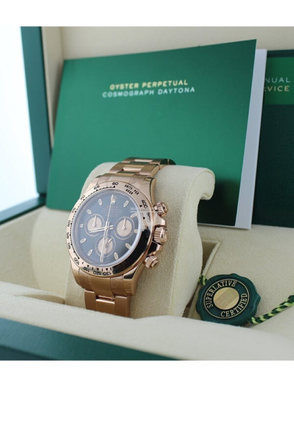 Rolex Cosmograph Daytona Black Black Dial - Image 7