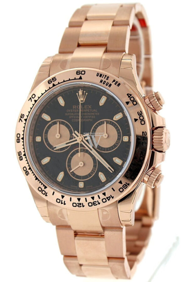 Rolex Cosmograph Daytona Black Black Dial - Image 5
