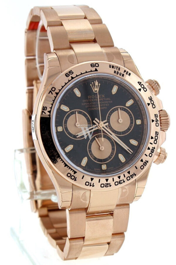 Rolex Cosmograph Daytona Black Black Dial - Image 3