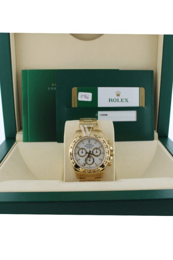 Rolex Cosmograph Daytona White White Dial - Image 7