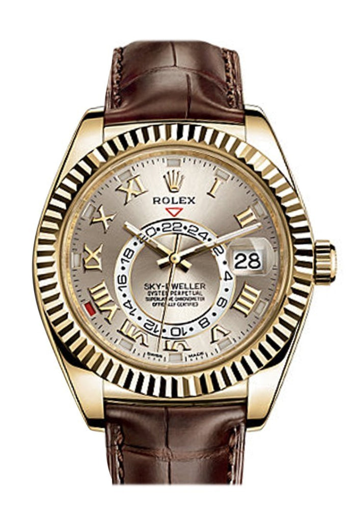 Rolex Sky Dweller Silver Silver Dial