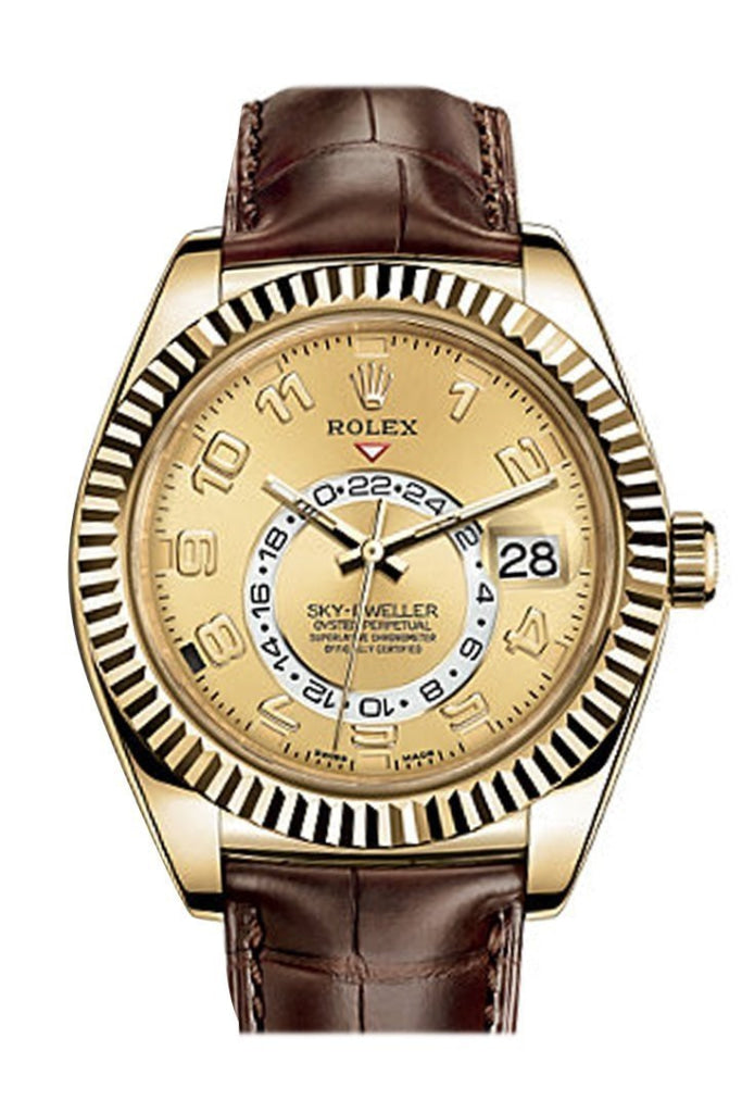 Rolex Sky Dweller Champagne Champagne Dial