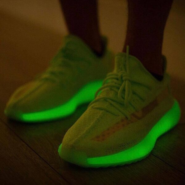 Yeezy Boost 350 V2 ‘Glow In The Dark’ Green - Image 6