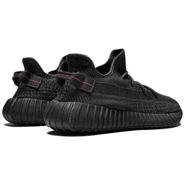 adidas Yeezy Boost 350 V2 Static Black Non-Reflective - Image 3