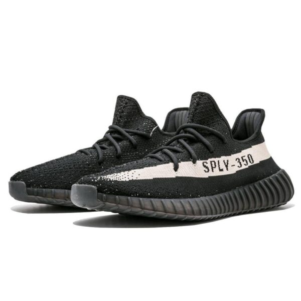 Adidas Originals Yeezy Boost 350 V2 Black-White - Image 2