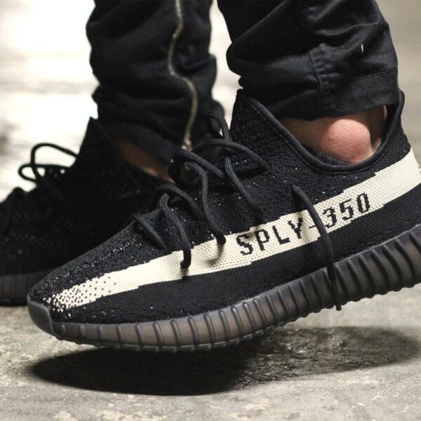 Adidas Originals Yeezy Boost 350 V2 Black-White - Image 7