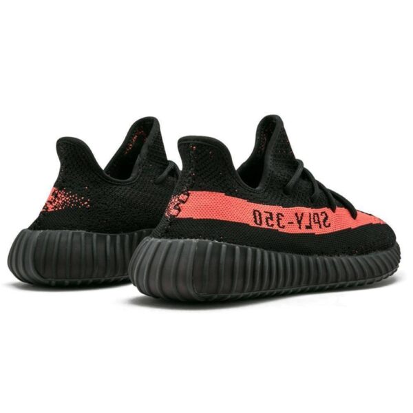 adidas Yeezy Boost 350 V2 Core Black Red - Image 4