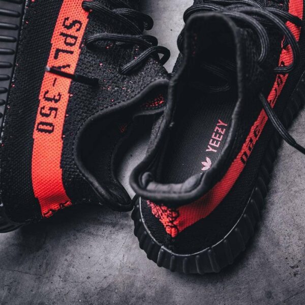 adidas Yeezy Boost 350 V2 Core Black Red - Image 8