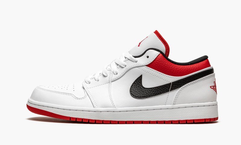 Air Jordan 1 Low “White / Gym Red” - Image 2