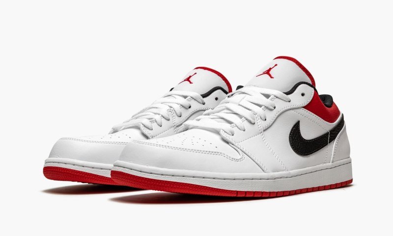 Air Jordan 1 Low “White / Gym Red” - Image 3