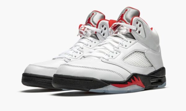 Air Jordan 5 Retro “Fire Red Silver Tongue 2020” - Image 3
