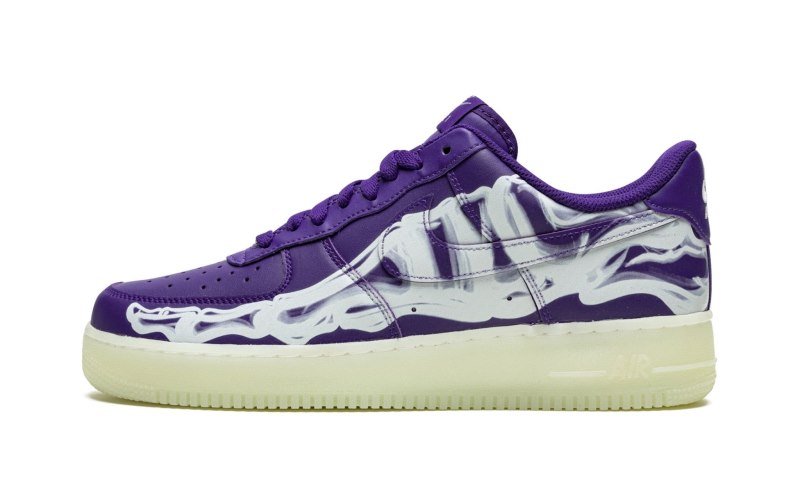 Air Force 1 Low ’07 QS “Purple Skeleton Halloween”