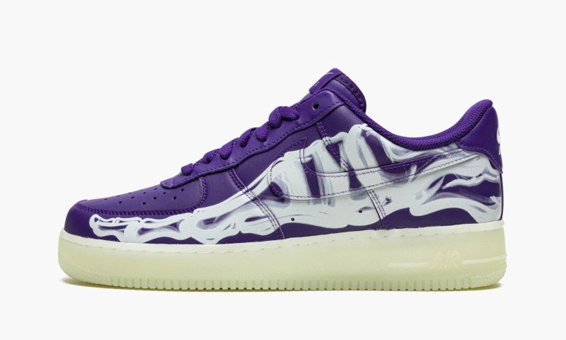 Air Force 1 Low ’07 QS “Purple Skeleton Halloween” - Image 2