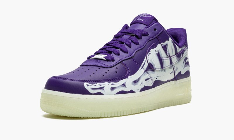 Air Force 1 Low ’07 QS “Purple Skeleton Halloween” - Image 5