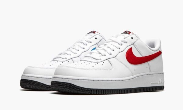 Air Force 1 ’07 “Mismatched Swooshes – White / Red / Blue” - Image 3