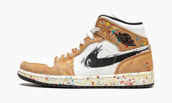 Air Jordan 1 Mid SE “Brushstroke” - Image 2
