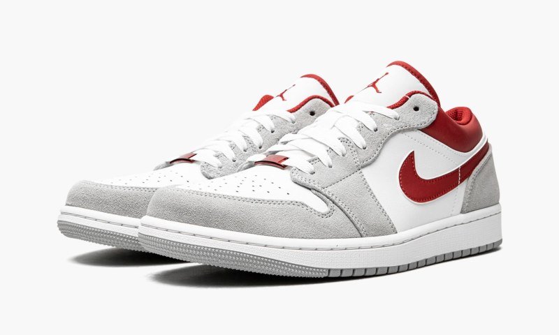 AIR JORDAN 1 LOW SE “White / Grey / Red” - Image 3