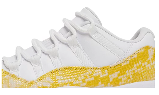 Wmns Air Jordan 11 Low ‘Yellow Snakeskin’ - Image 4