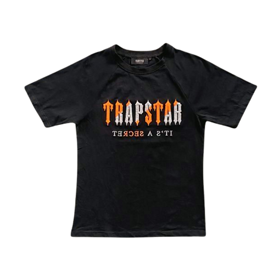 TS – SHORT SET ORANGE BLACK - Image 2