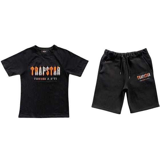 TS – SHORT SET ORANGE BLACK